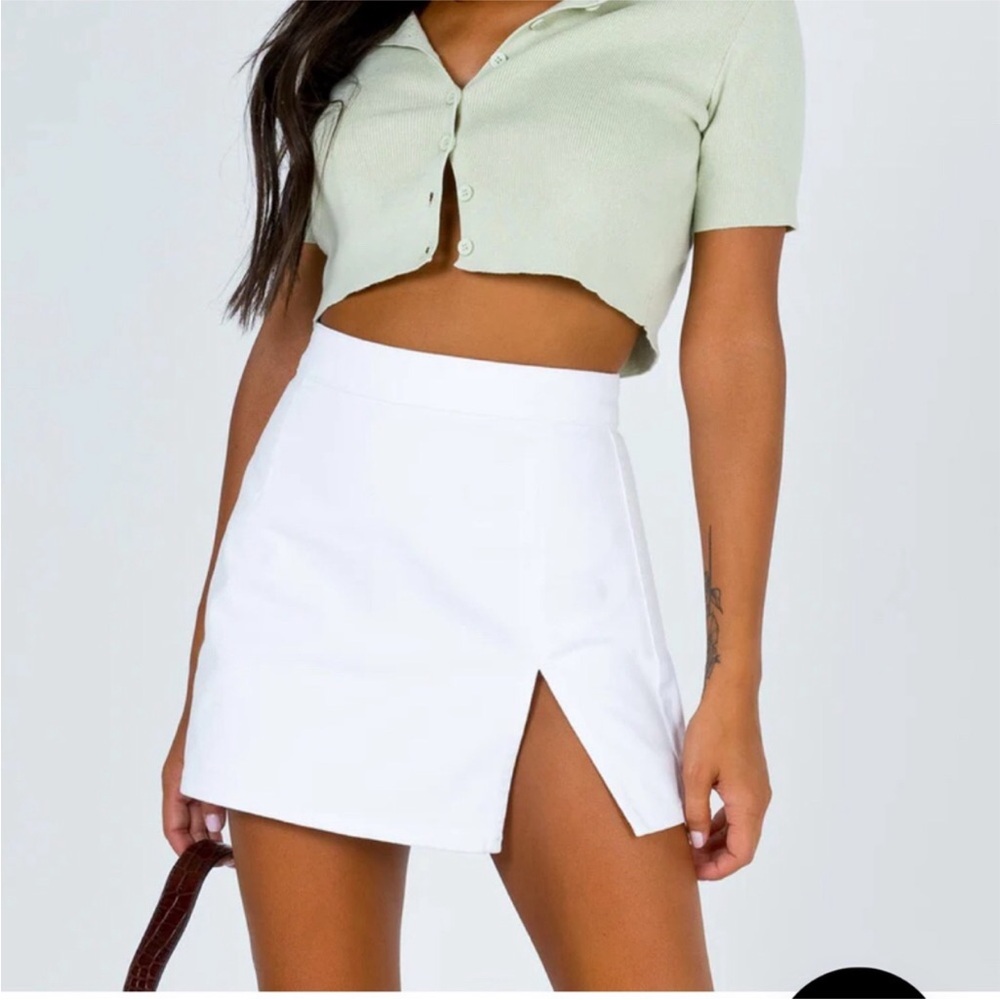 Lioness White Mini Skirt